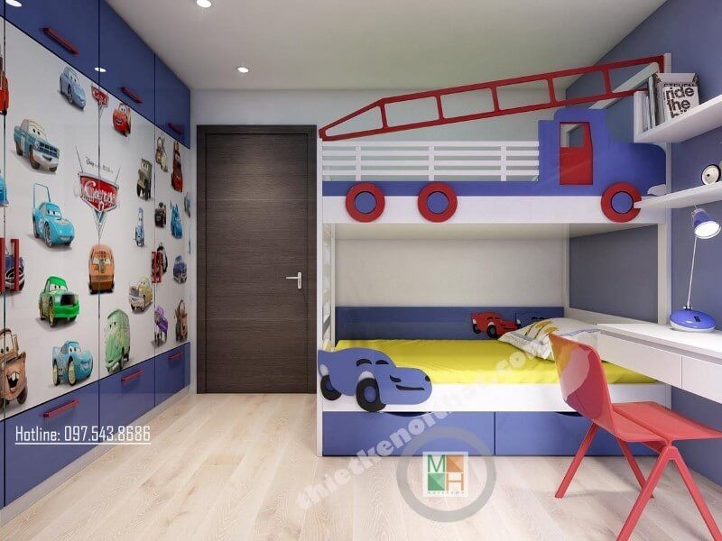 Hãy làm cho căn phòng của con bạn yêu thích thêm sự hứng thú bằng cách sử dụng giấy dán tường trẻ em.