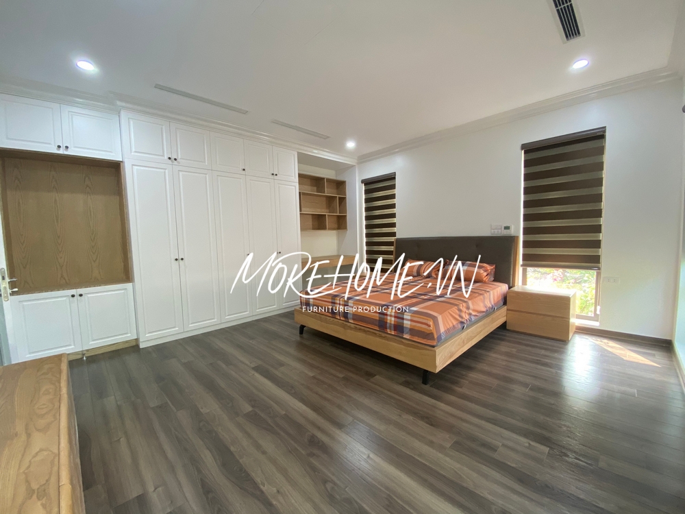 Tab đầu giường gỗ công nghiệp hiện đại tô điểm trang trí thẩm mỹ cho không gian